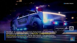 Sangar! Cyber Truck Jadi Mobil Kepolisian AS