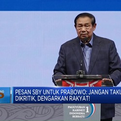 Video: SBY Pesan ke Prabowo Tak Takut Dikritik!