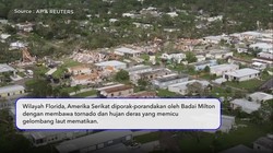 Video: Badai Milton Porak-porandakan Florida AS, 14 Orang Tewas