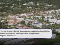 Video: Badai Milton Porak-porandakan Florida AS, 14 Orang Tewas