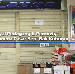 Video: Ditinggal Pedagang & Pembeli, Marak Pasar Sepi Bak Kuburan!