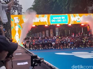 Keseruan Race Day Pertama Jakarta Running Festival 2024, Ribuan Pelari Turut Serta