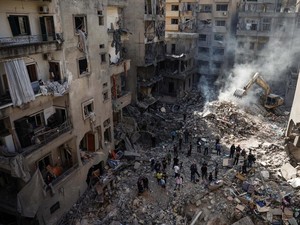 Usai Dikritik AS, Israel Kembali Gempur Ibu Kota Lebanon