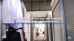Pasar Tradisional Kini Sepi Bak Kuburan, Pedagang dan Pembeli Kemana?
