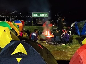 Keren Begini Tempat Kemping di Ciamis, Bukit Baros Namanya
