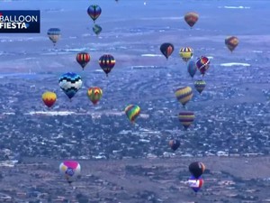 Video: Warna-warni Ratusan Balon Udara di Langit New Mexico