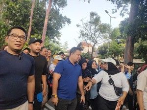 RK Olahraga di BKT Jaktim, Jadi Rebutan Selfie dan Sarapan Bareng Warga