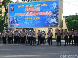 Polda Jambi Gelar Operasi Zebra Siginjai Selama 14 Hari, Ini Sasarannya