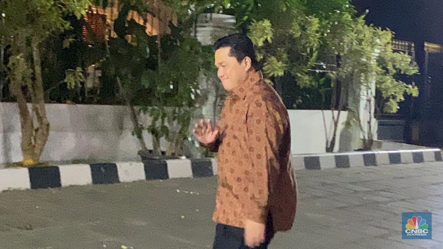 Erick Thohir. (CNBC Indonesia/Novina)