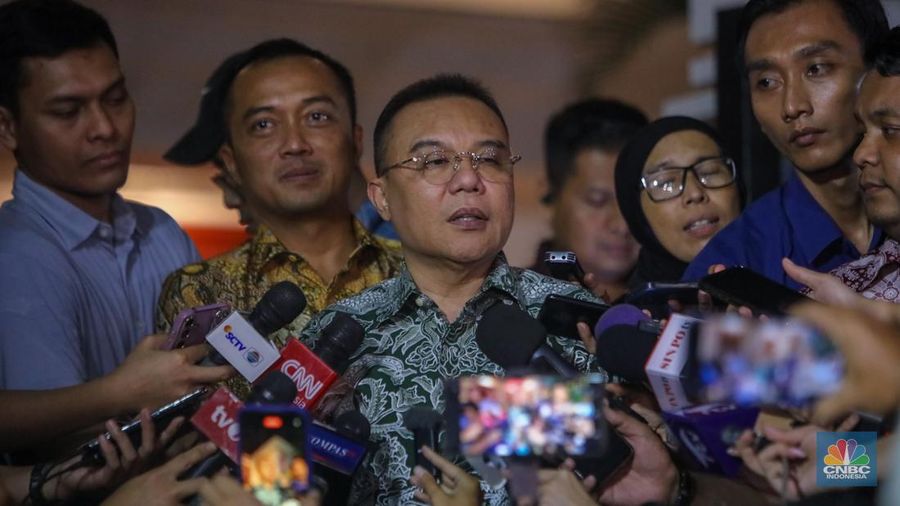 Ketua Harian Partai Gerindra, Sufmi Dasco Ahmad. (CNBC Indonesia/Faisal Rahman)