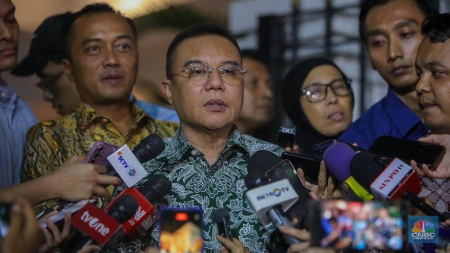 Ketua Harian Partai Gerindra, Sufmi Dasco Ahmad. (CNBC Indonesia/Faisal Rahman)