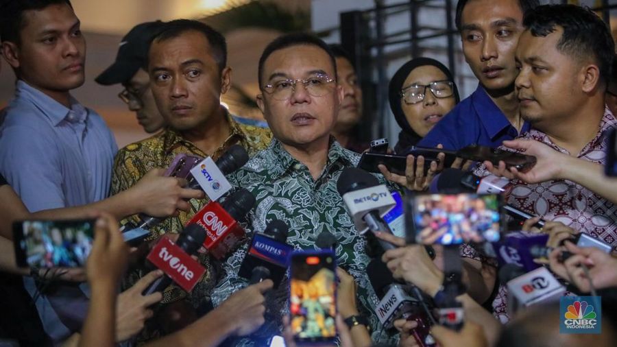 Ketua Harian Partai Gerindra, Sufmi Dasco Ahmad. (CNBC Indonesia/Faisal Rahman)