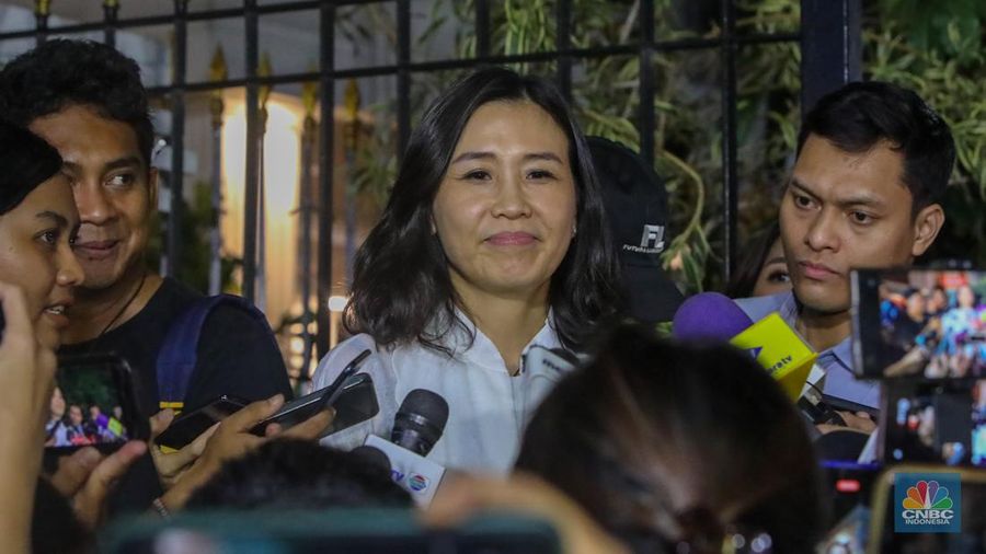 Mantan istri dari Gubernur DKI Jakarta Basuki Tjahaja Purnama, Veronica Tan. (վ/Faisal Rahman