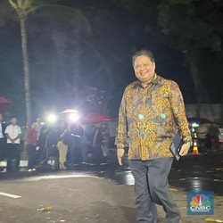 Airlangga Tiba di Kertanegara, Dipanggil Prabowo Jadi Menteri