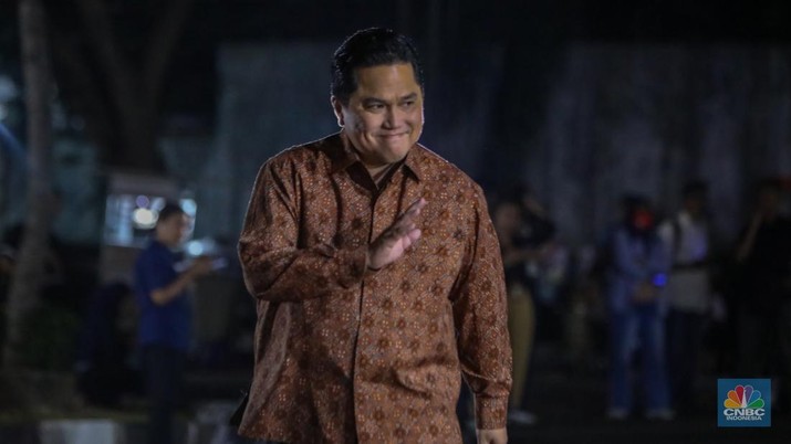 Menteri BUMN Erick Thohir. (CNBC Indonesia/Faisal Rahman)