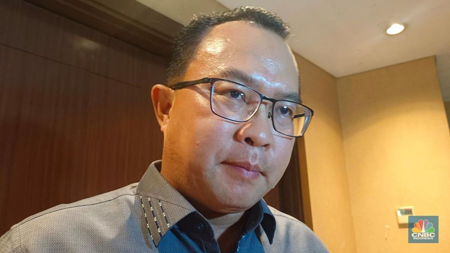Rektor IPB, Arif Satria saat ditemui di Auditorium Gedung Bank Mega, Jakarta, Senin (14/10/2024). (²©²ÊÍøÕ¾/Martya Sari Rizky)