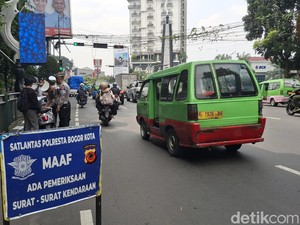 30 Menit Operasi Zebra di Tugu Kujang Bogor, Polisi Tilang 30 Pelanggar