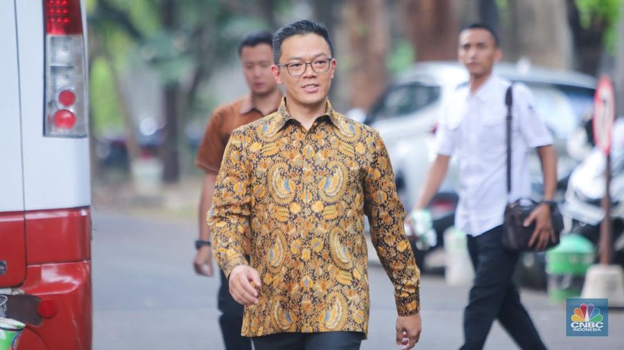 Sugiono. (CNBC Indonesia/Faisal Rahman)