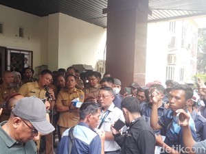 Tenaga TPOP Demo di Dinas SDA CKTR Sulsel Tuntut Diakomodir Seleksi PPPK