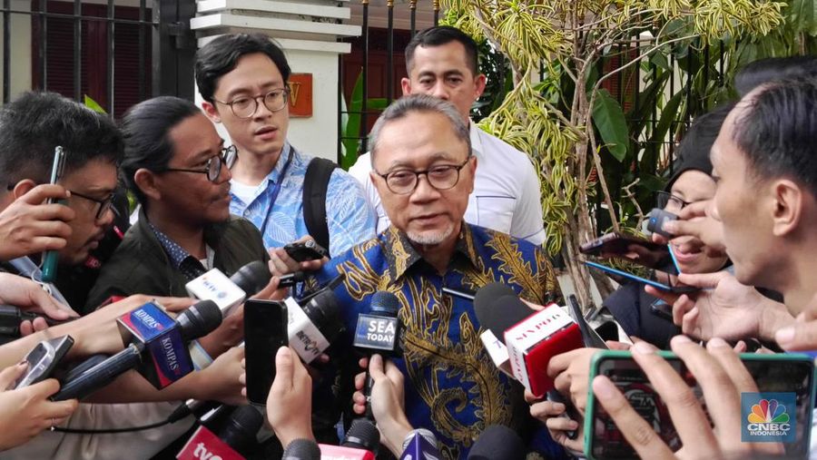 Zulkifli Hasan (CNBC Indonesia/Rosseno Aji)