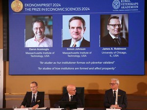 3 Ekonom Raih Nobel 2024, Jelaskan Mengapa Negara Gagal Kaya
