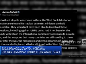 Video: Keras! Yordania Embargo Pengiriman Senjata Ke Israel