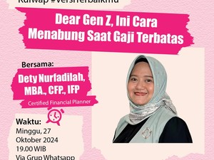 Spill Cara Nabung dengan Gaji Terbatas dari Certified Financial Planner, Gratis!