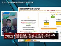 Video:RI Catat Surplus Neraca Dagang September 2024 Sebesar USD 3,26 M