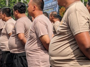 60 Polisi Gendut Trenggalek Jalani Program Penurunan Berat Badan