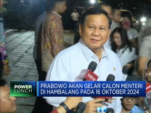 Video: Prabowo Akan Gelar Calon Menteri di Hambalang 16 Oktober 2024