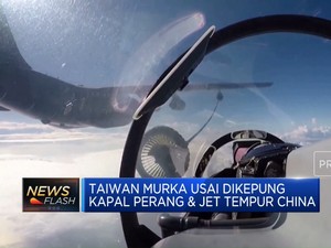 Video: Taiwan Murka Usai Dikepung Kapal Perang & Jet Tempur China