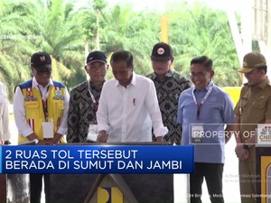 Video: Jokowi Resmikan 2 Ruas Tol Trans Sumatera Rp 11,92 Triliun