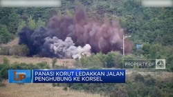 Video: Korut Ledakan Jalan Penghubung ke Korsel