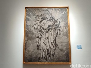 Di Balik Filosofi Abu-abu di Lukisan Muhammad Yakin