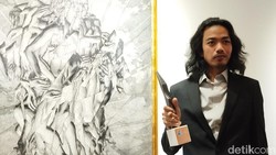 Lukisan Muhammad Yakin Menang Kompetisi Seni Lukis UOB