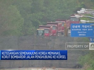 Video: Panas! Korut Bombardir Jalan Penghubung Ke Korsel