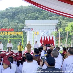 Jokowi Resmikan Bendungan Lausimeme Sumut, Habiskan Anggaran Rp 1,76 T