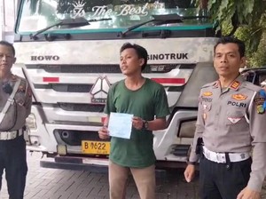 Sopir Truk Viral Lawan Arah di Jakut Ditemukan, Langsung Ditilang!