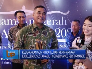  Sukses Pertahankan Tata Kelola Berkelanjutan, Mitratel Raih Ini