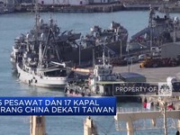 Video: 125 Pesawat & 17 Kapal Perang China Dekati Taiwan