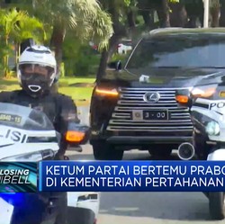 Video: Ketum Partai Bertemu Prabowo di Kementerian Pertahanan