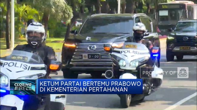 Video: Ketum Partai Bertemu Prabowo di Kementerian Pertahanan