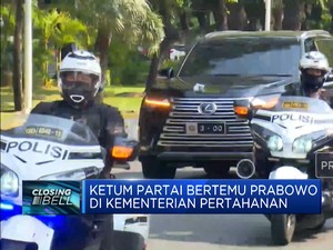 Video: Ketum Partai Bertemu Prabowo di Kementerian Pertahanan