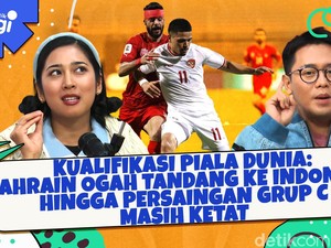 Kualifikasi Piala Dunia: Bahrain Ogah Tandang ke Indonesia hingga Persaingan Grup C Masih Ketat