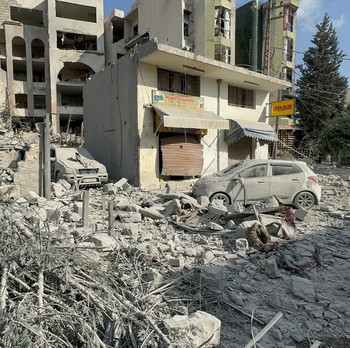 Potret Bombardir Israel di Nabitieh Lebanon, Bunuh Wali Kota