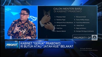 Video: Kabinet Gemuk Prabowo, RI Butuh Atau