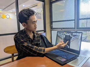 Top! Kursi Roda Rancangan Mahasiswa ITS Ini Dikendalikan Gerakan Mata