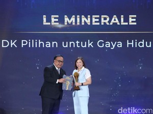 Le Minerale Raih Penghargaan AMDK Pilihan untuk Gaya Hidup Sehat