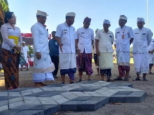 Pemkab Buleleng Mulai Tata Area Jogging Track GOR Bhuana Putra