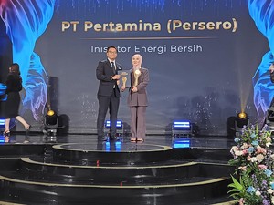 Olah Tebu-Minyak Jelantah, Pertamina Dinobatkan Inisiator Energi Bersih